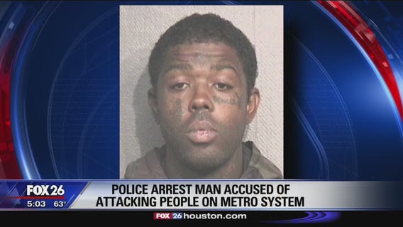 METRO says suspect arrested in violent attacks