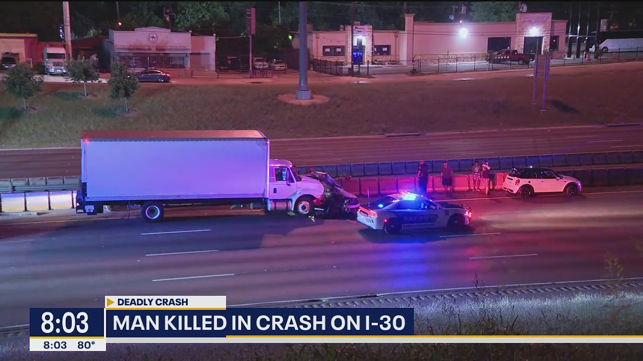 Man killed in hit-and-run crash on I-30 in Dallas | FOX 4 Dallas-Fort Worth