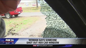 Police searching for suspect who shot moving car