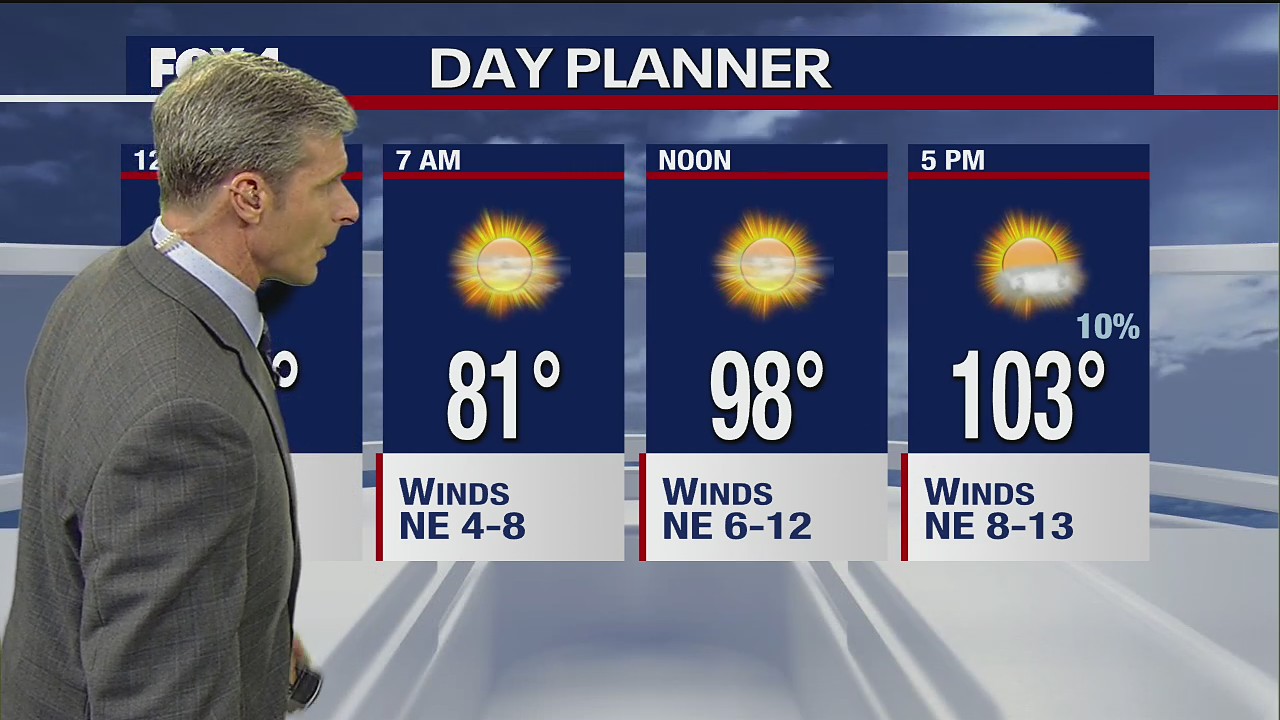 July 12 overnight forecast