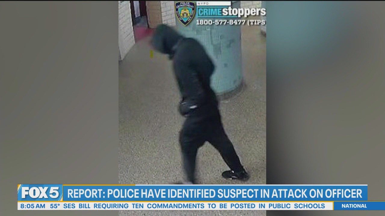 NYPD identify suspect in attack on officer
