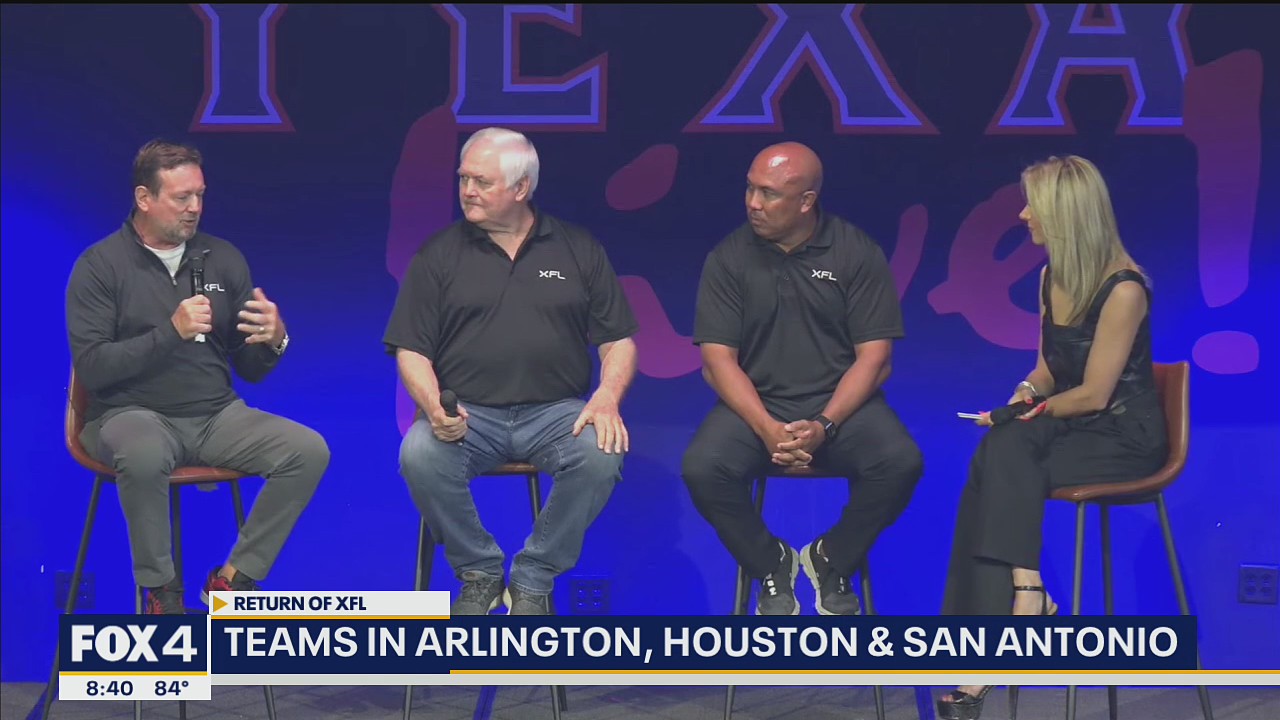 XFL makes a comeback with 3 teams in Texas