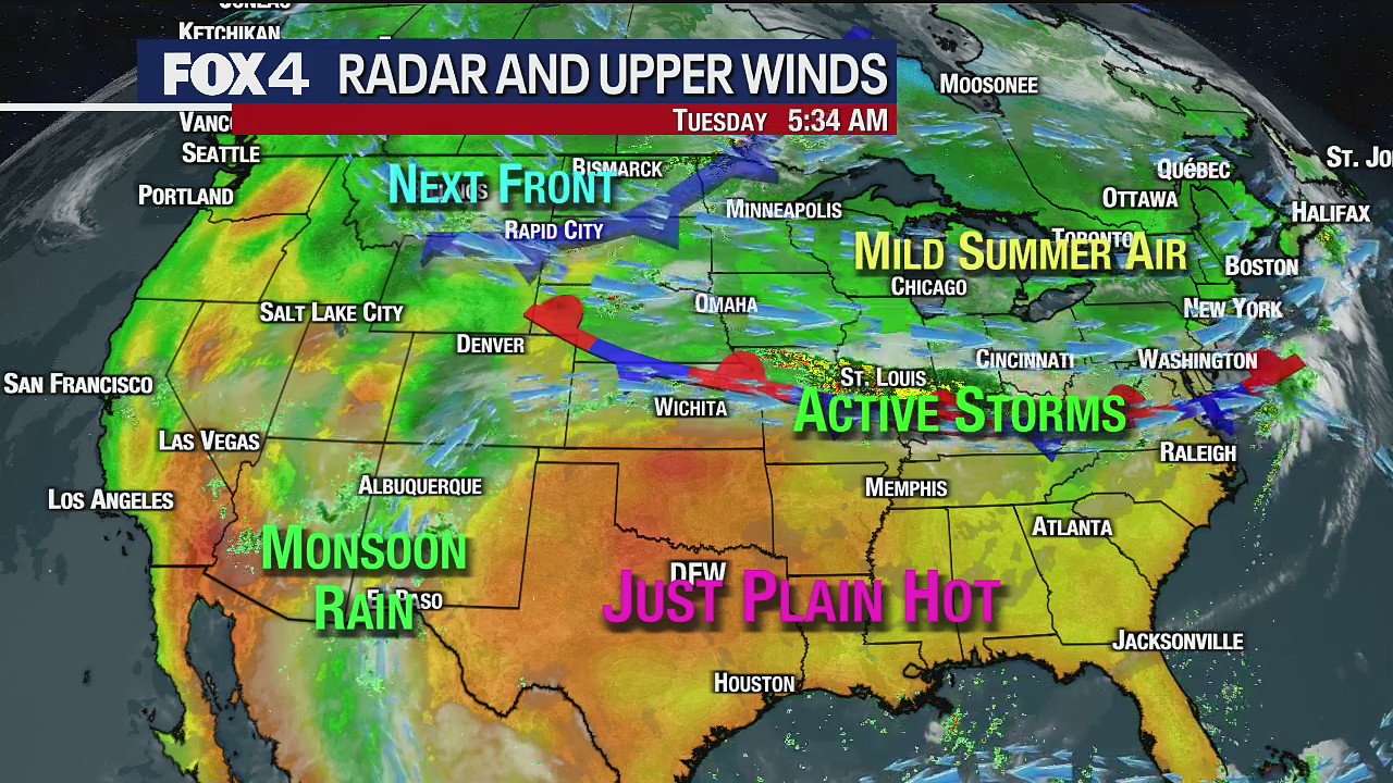 July 26 morning forecast