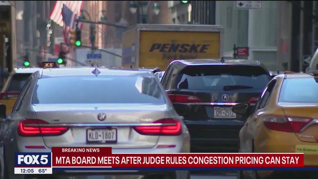 MTA scores major win in NYC congestion pricing battle