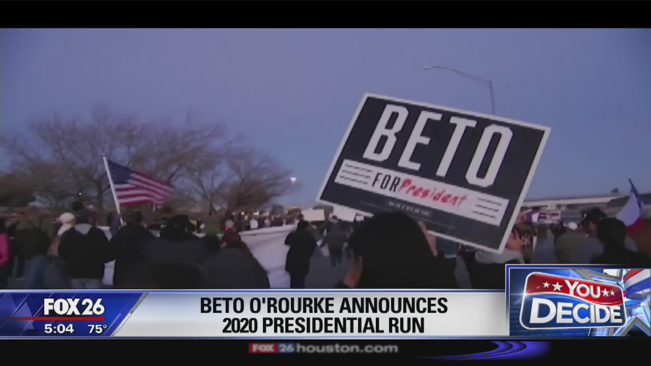 Beto O'Rourke announces 2020 residential run