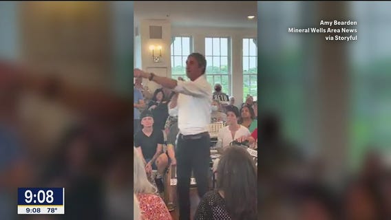 Beto O'Rourke curses at heckler who laughed while he discussed Uvalde shooting during campaign stop