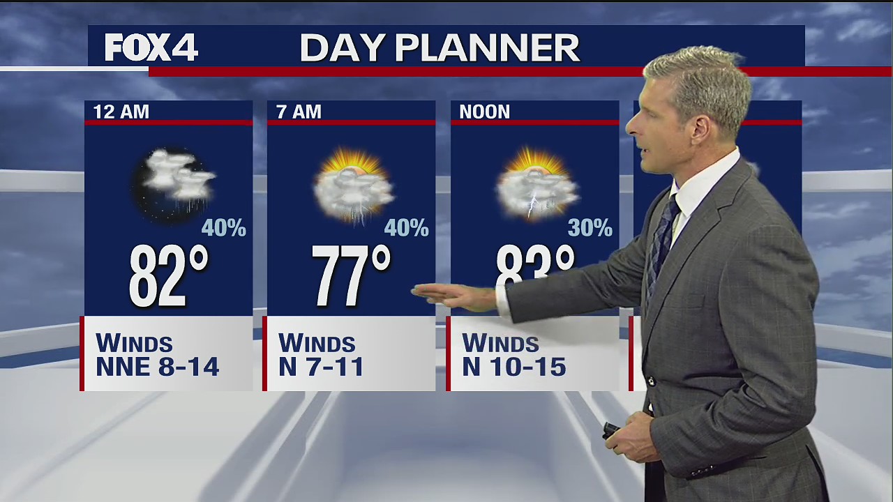 Aug. 17 overnight forecast