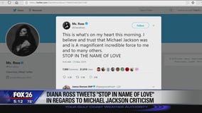 Diana Ross tweets 'Stop in the name of love' in regards to Michael Jackson criticism