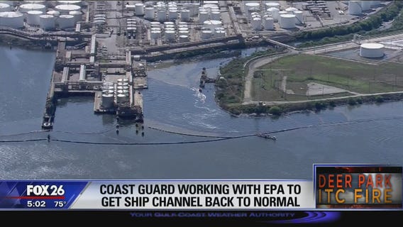 Coast Guard working with EPA to get ship channel back to normal