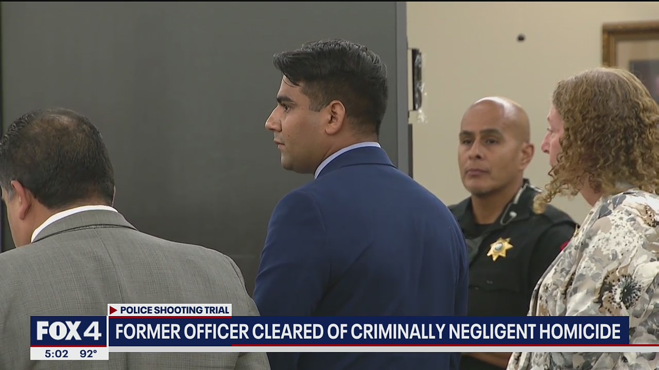 Former Arlington officer found not guilty in woman's shooting death