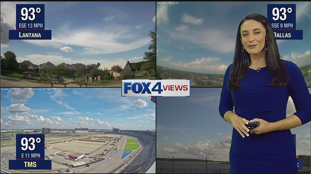 Dallas weather forecast: Evening August 29