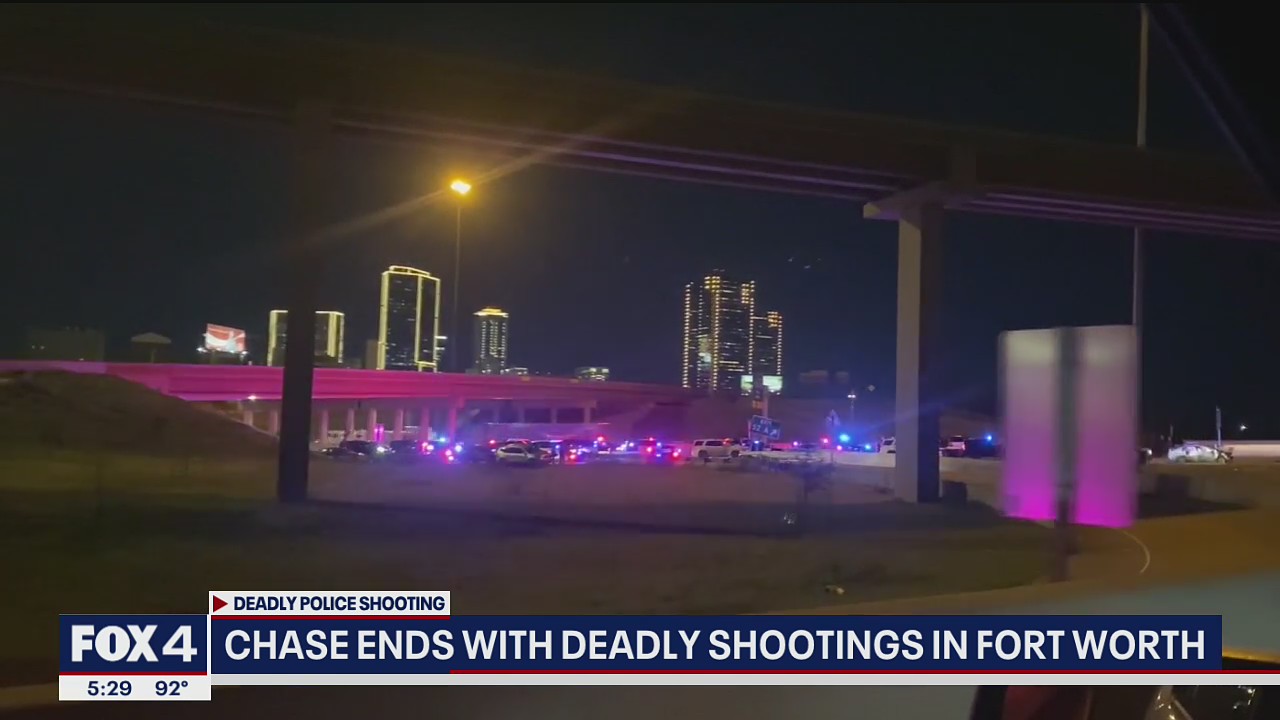 Chase from Central Texas ends with 2 dead in Fort Worth | FOX 4 Dallas ...