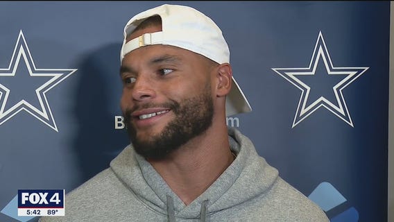 Dak Prescott reassures reporters after ankle issue at practice