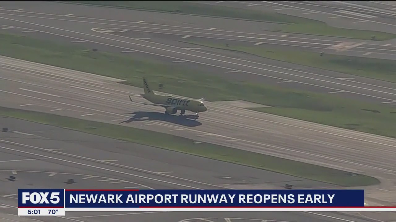 Newark runway reopens nearly two weeks ahead of schedule