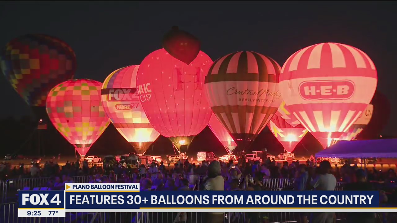 Plano Balloon Festival features 30+ hot air balloons from around the ...