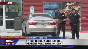 1-year-old boy shot during apparent road rage incident