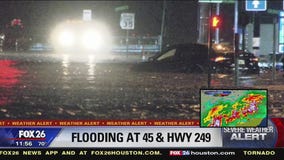 Flooding at 45 and Hwy 249, West Houston