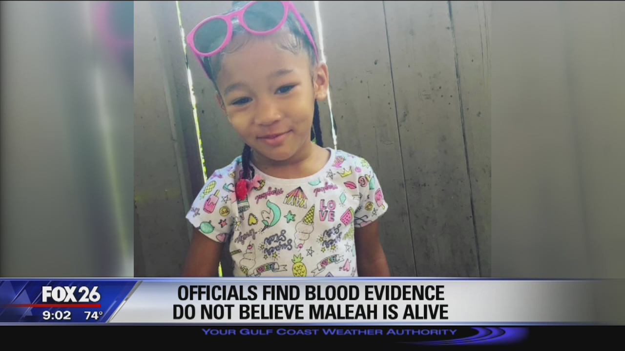 Officials find blood evidence, do not believe Maleah is alive