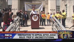 Firefighters to appeal after judge rules Prop B unconstitutional