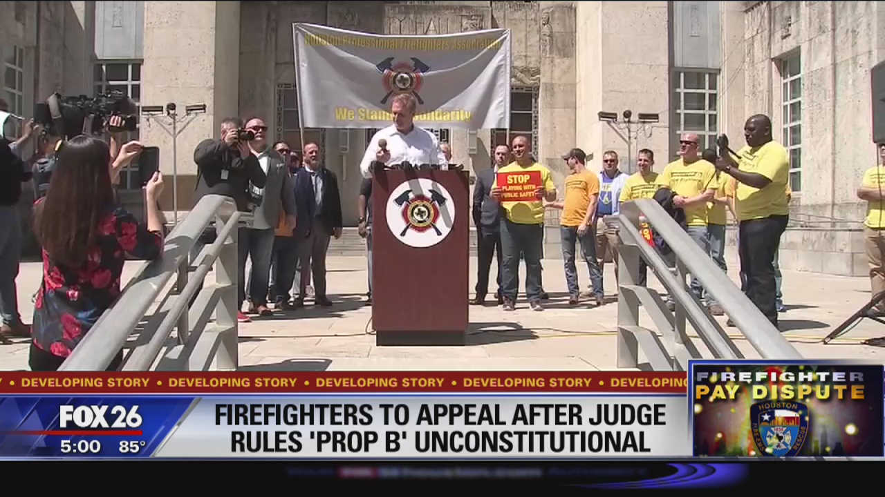 Firefighters to appeal after judge rules Prop B unconstitutional