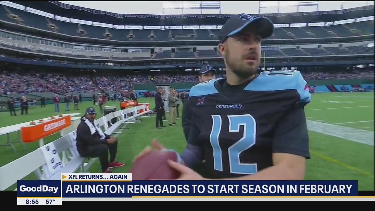 Arlington Renegades to start season in February