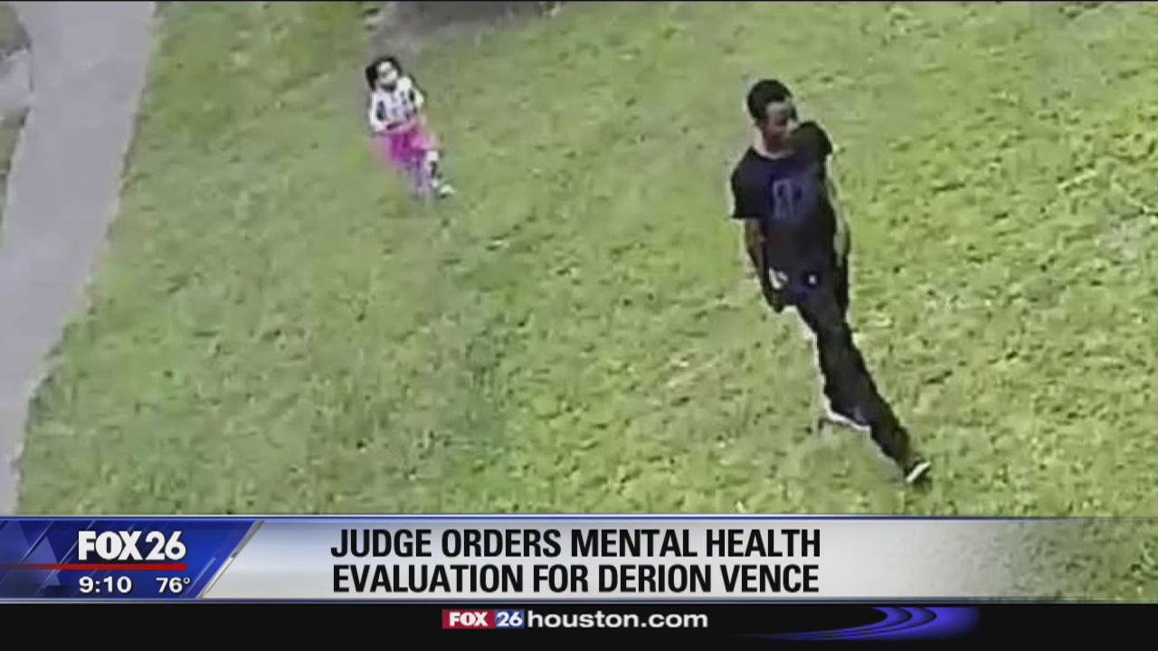 Judge orders mental health evaluation for Derion Vence