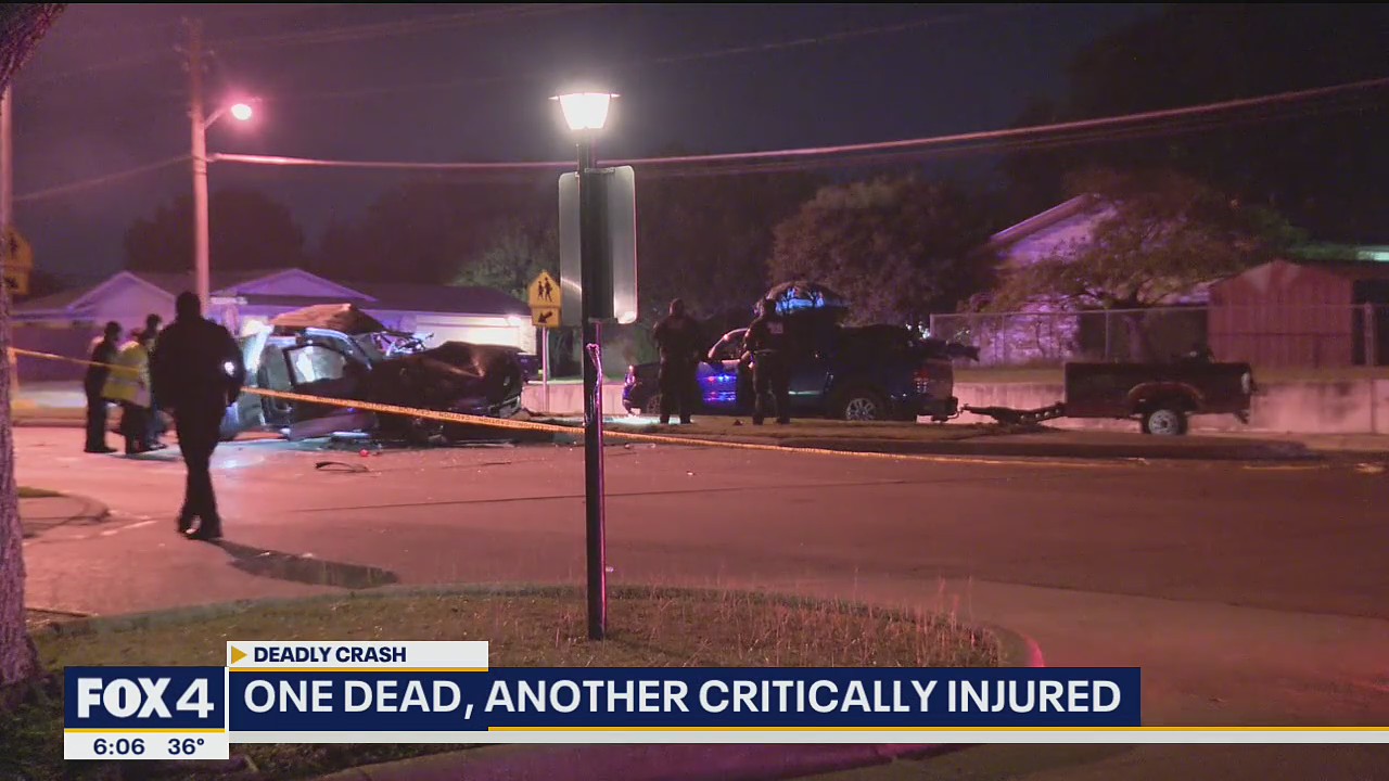 one dead, another critically injured in early morning crash | FOX 4 ...