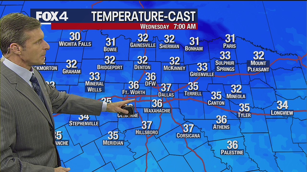 Dallas weather: Nov. 15 evening forecast