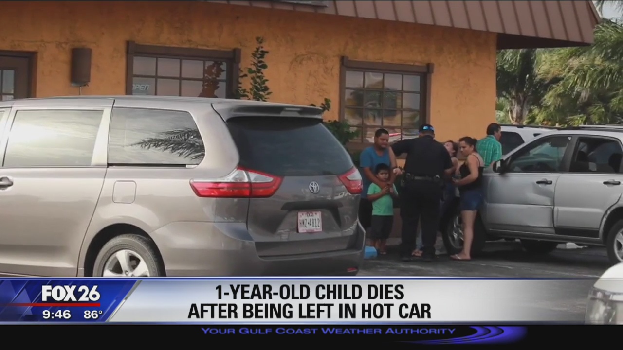 1-year-old child dies after being left in hot car