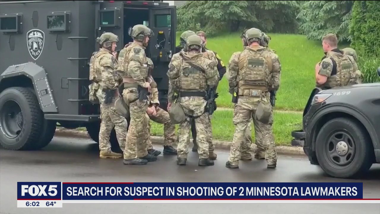 Manhunt intensifies after suspect?s vehicle found in rural Minnesota in shooting of 2 lawmakers