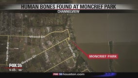 Human bones found at Moncrief Park in Channelview