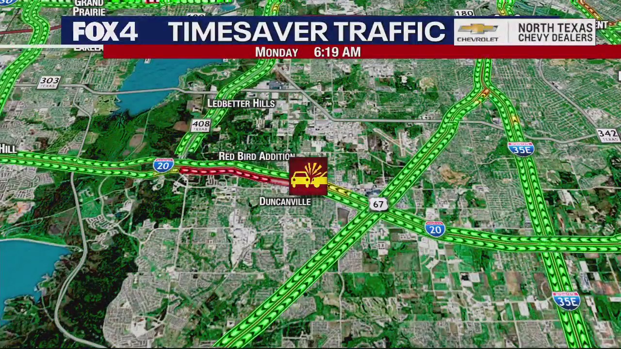 Fatal accident closes I-20 in Duncanville | FOX 4 Dallas-Fort Worth