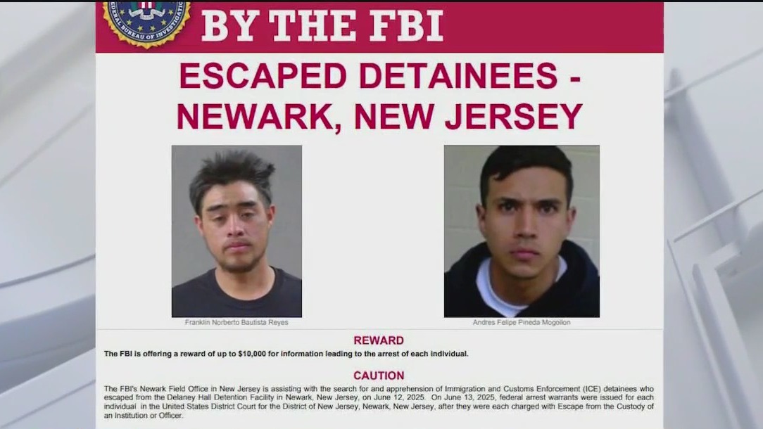 NJ ICE detention center escape: 2 in custody