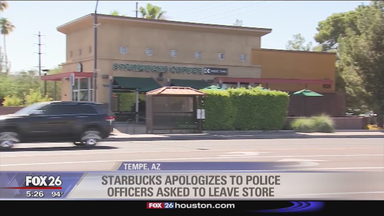 Starbucks apologizes to police officers that were asked to leave store after customer felt unsafe