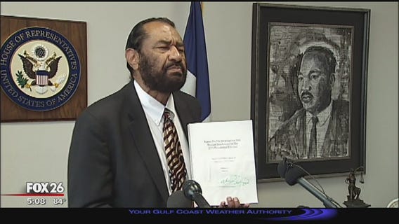 Rep. Al Green to force impeachment vote against President Trump
