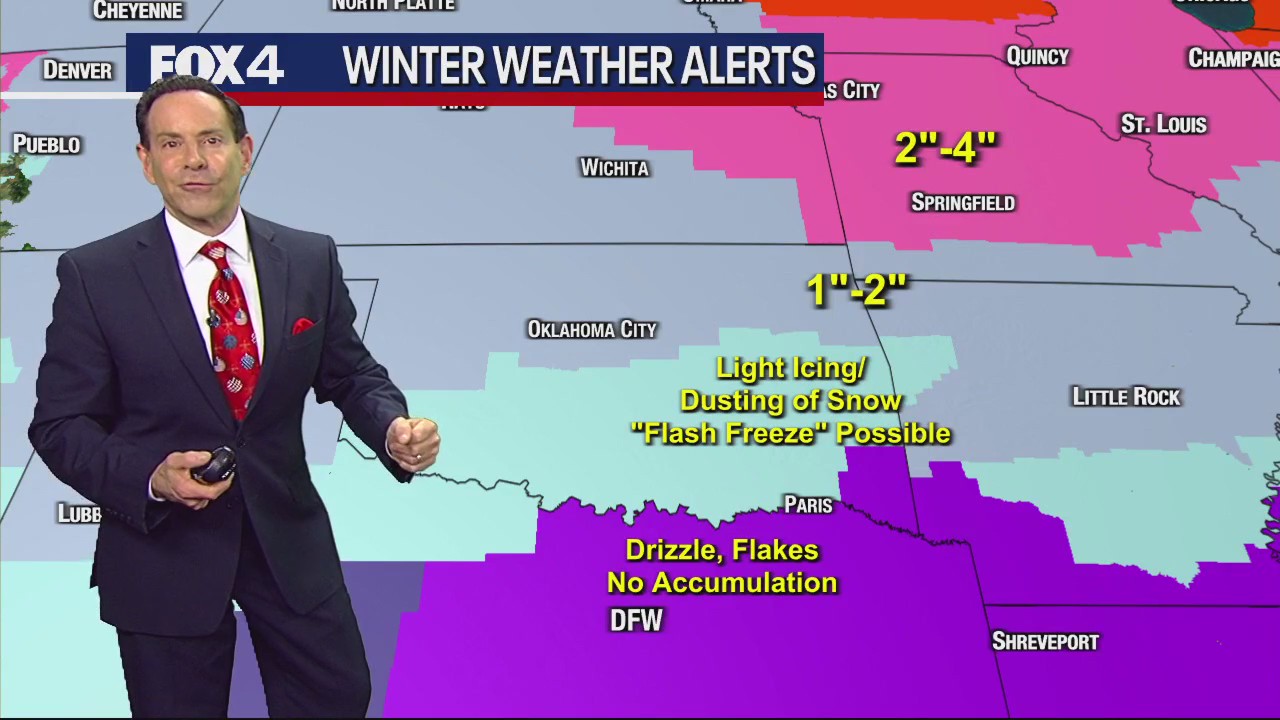 Dallas Weather: Dec. 22 morning forecast