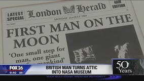 British man turns attic into NASA museum