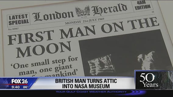 British man turns attic into NASA museum