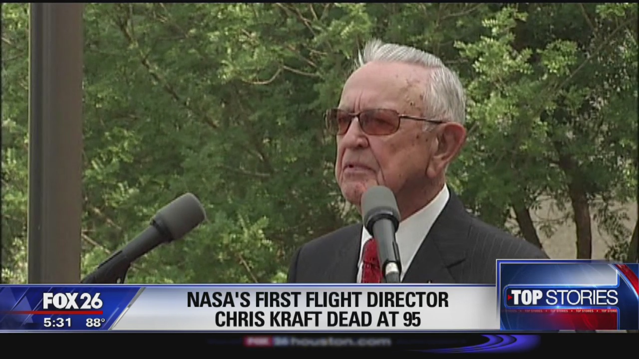NASA's first flight director Chris Kraft dead at 95