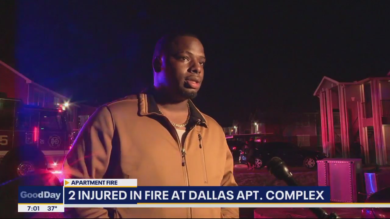 2 injured in fire at Dallas apartment complex | FOX 4 Dallas-Fort Worth