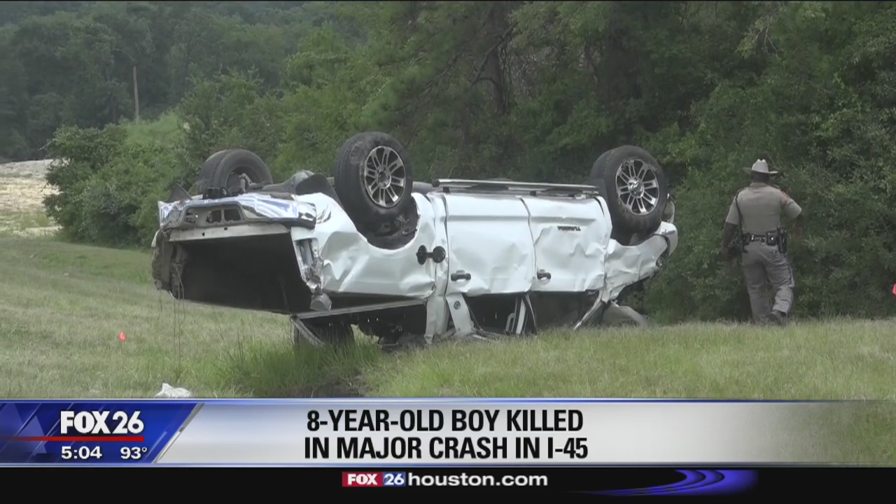 8-year-old killed in major crash on I-45