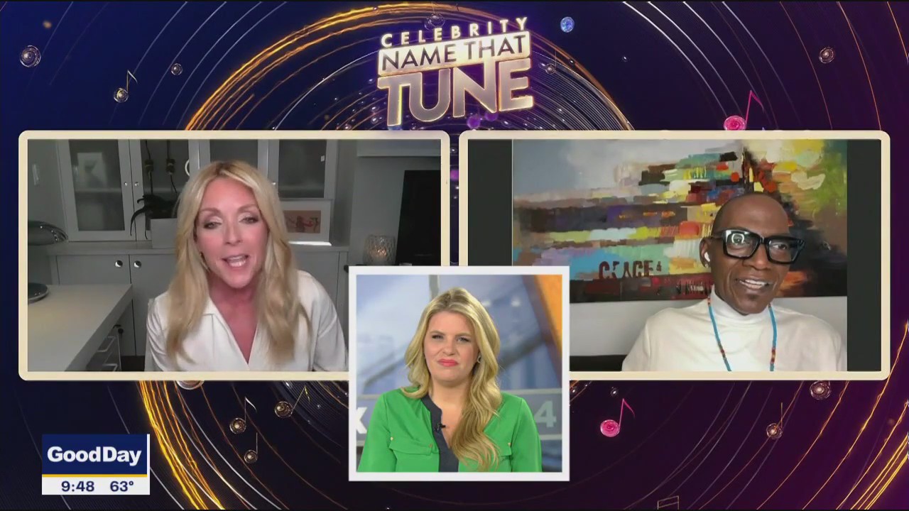 Celebrities compete on Name That Tune