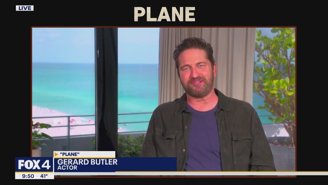Gerard Butler stars in new movie 'Plane'