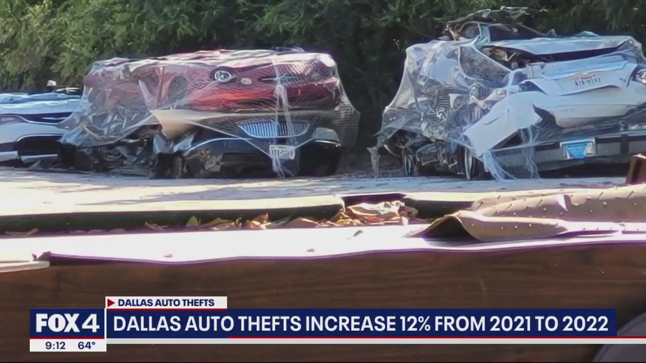 Dallas auto thefts increase 12% from 2021 to 2022 | FOX 4 Dallas-Fort Worth
