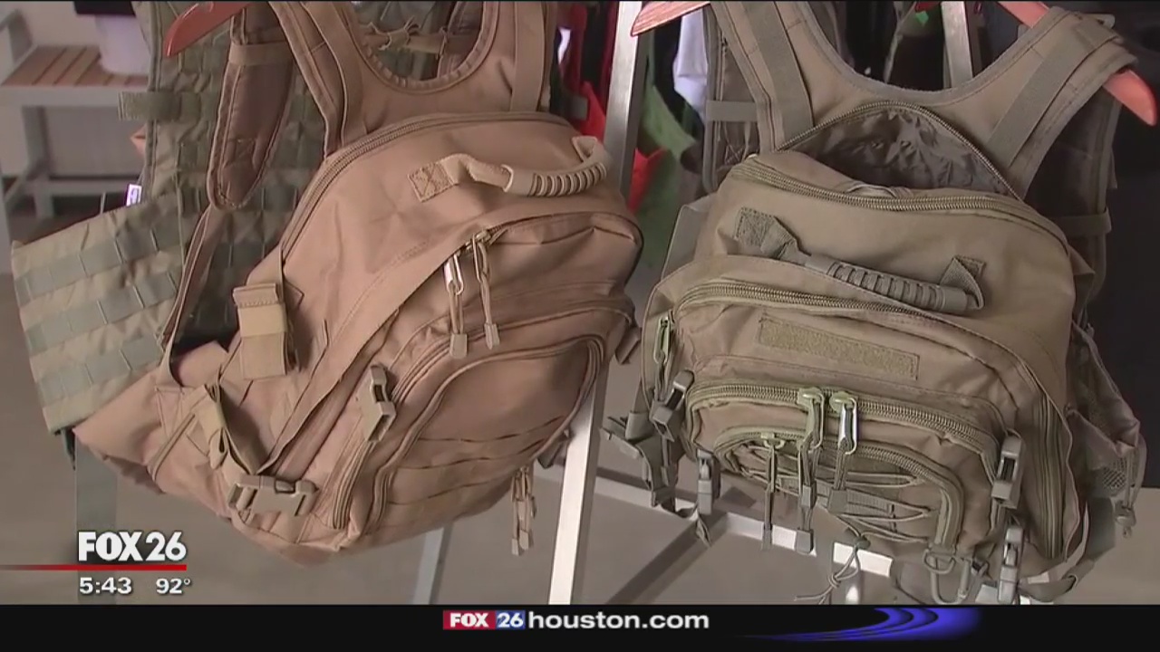 Bulletproof school supplies being sold in Katy