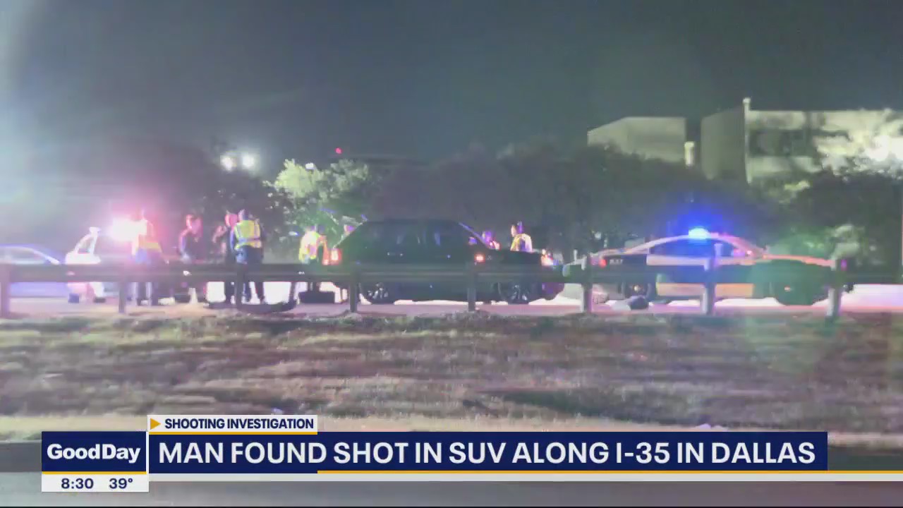 Man crashes on I-35 while driving to hospital after being shot | FOX 4 ...