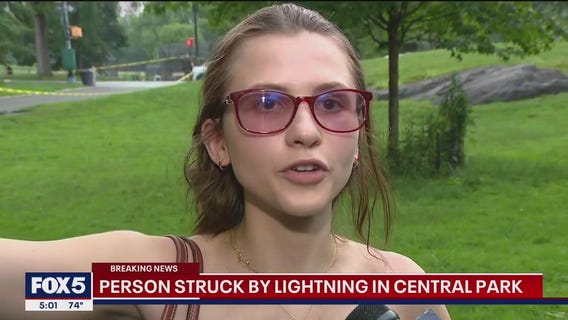 Teen struck by lightning in NYC