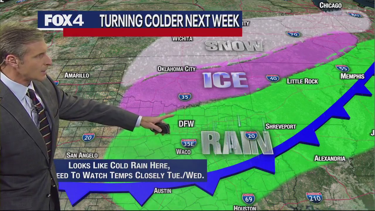 Dallas weather: Jan. 27 evening forecast