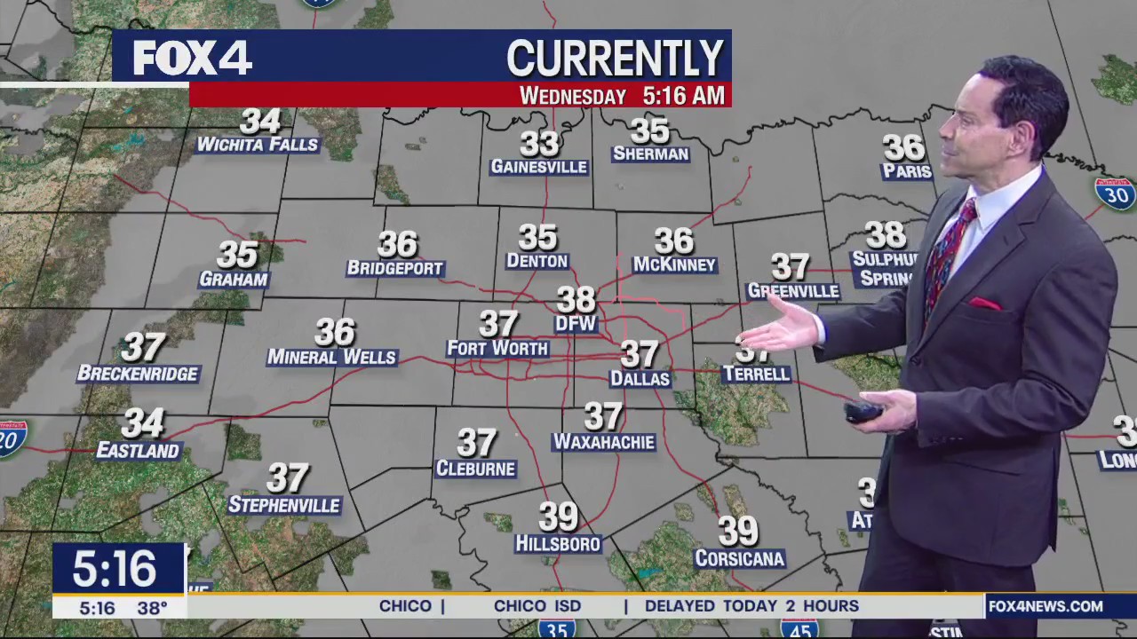 Dallas Weather: Jan. 25 early morning forecast