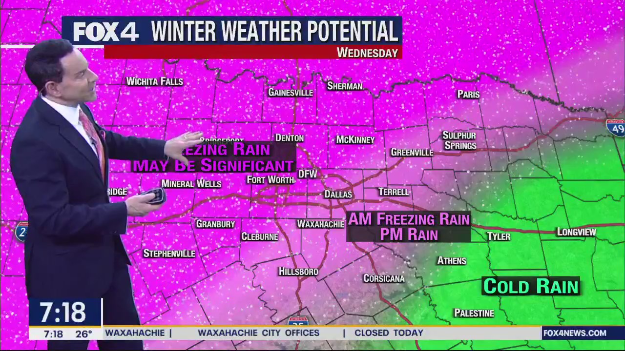Dallas Weather: Jan. 31 morning forecast